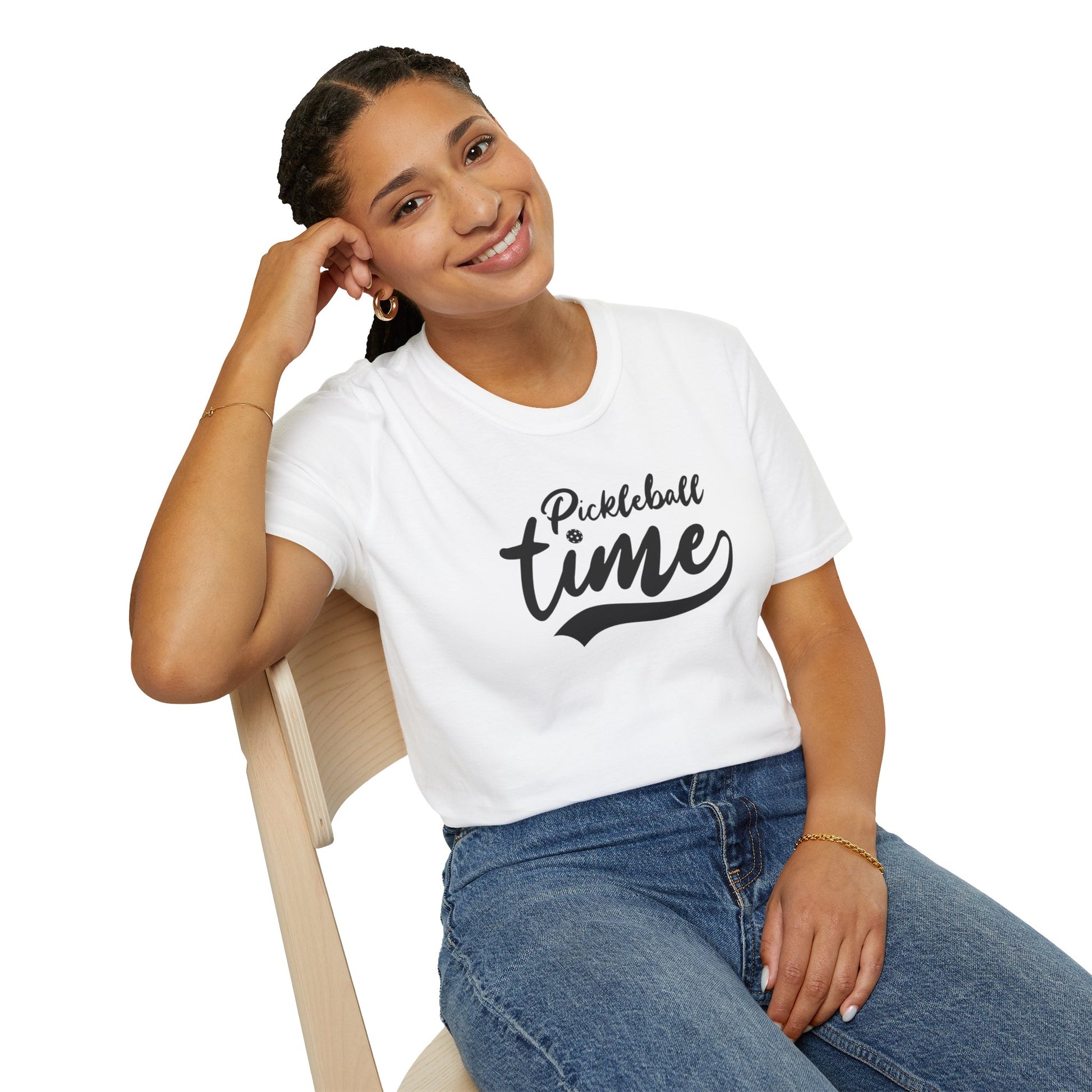 Women's Sporty Pickleball T-shirt - Pickleball Time