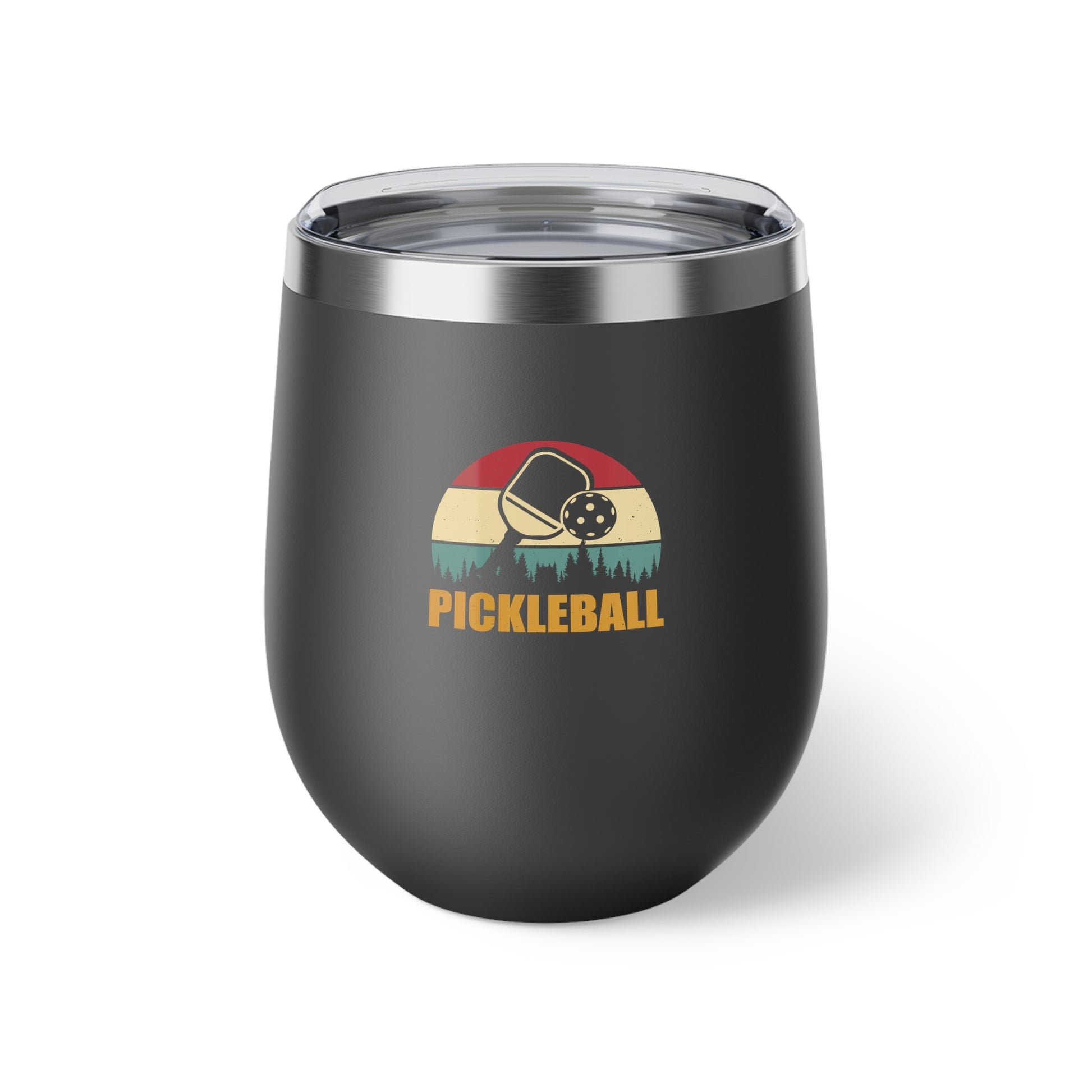 Pickleball Durable Cup - Pickleball Retro Black