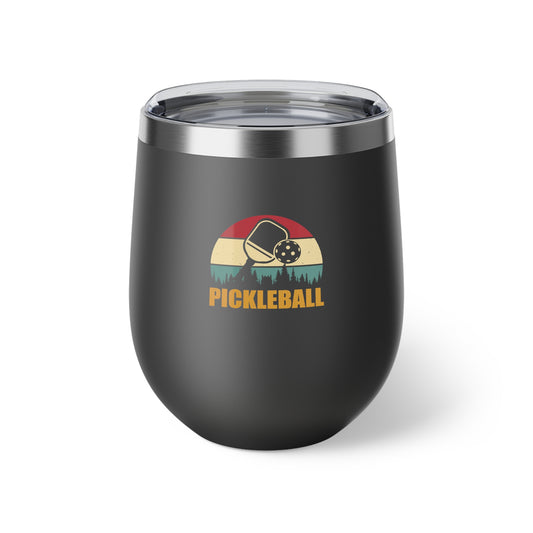 Pickleball Durable Cup - Pickleball Retro Black