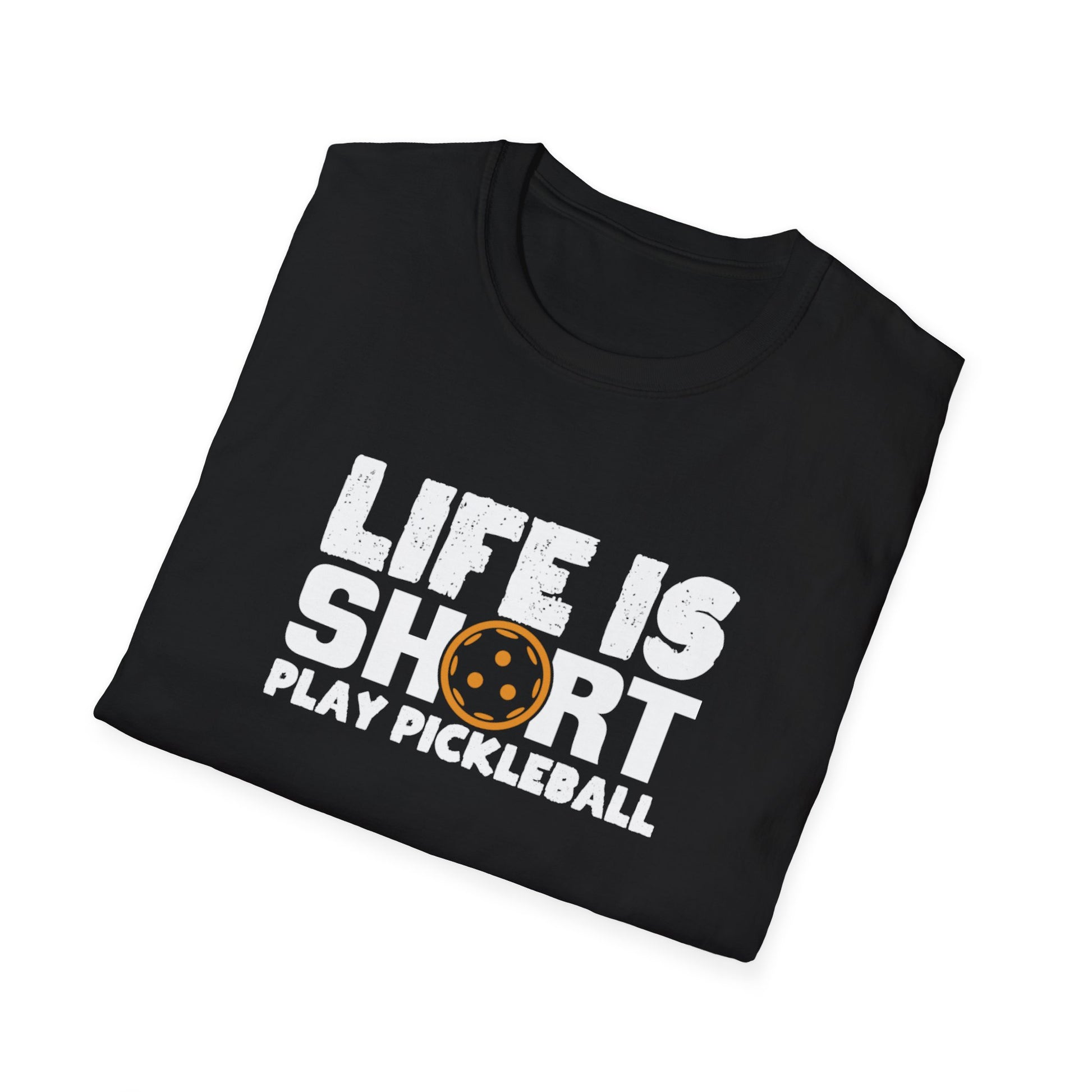 Men's Hilarious Pickleball T-shirt - Life Is Short Play Pickleball