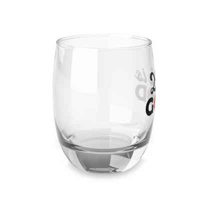 Pickleball Funny Whiskey Glass - Life is Good