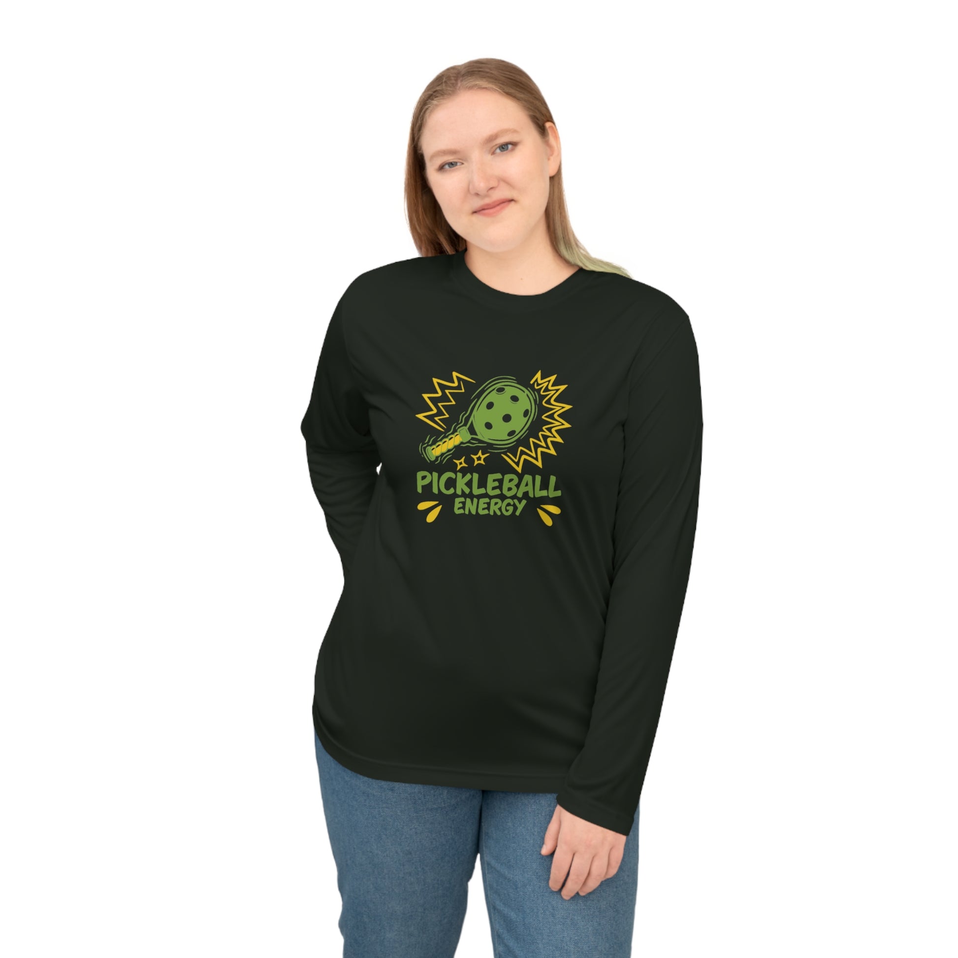 Women's Playful Pickleball Long Sleeves top - Pickleball Energy