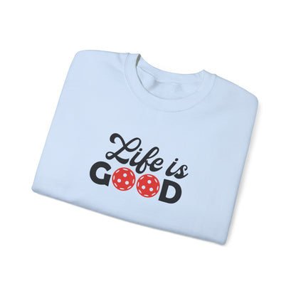 Women's Durable Pickleball Sweatshirt - Life is Good