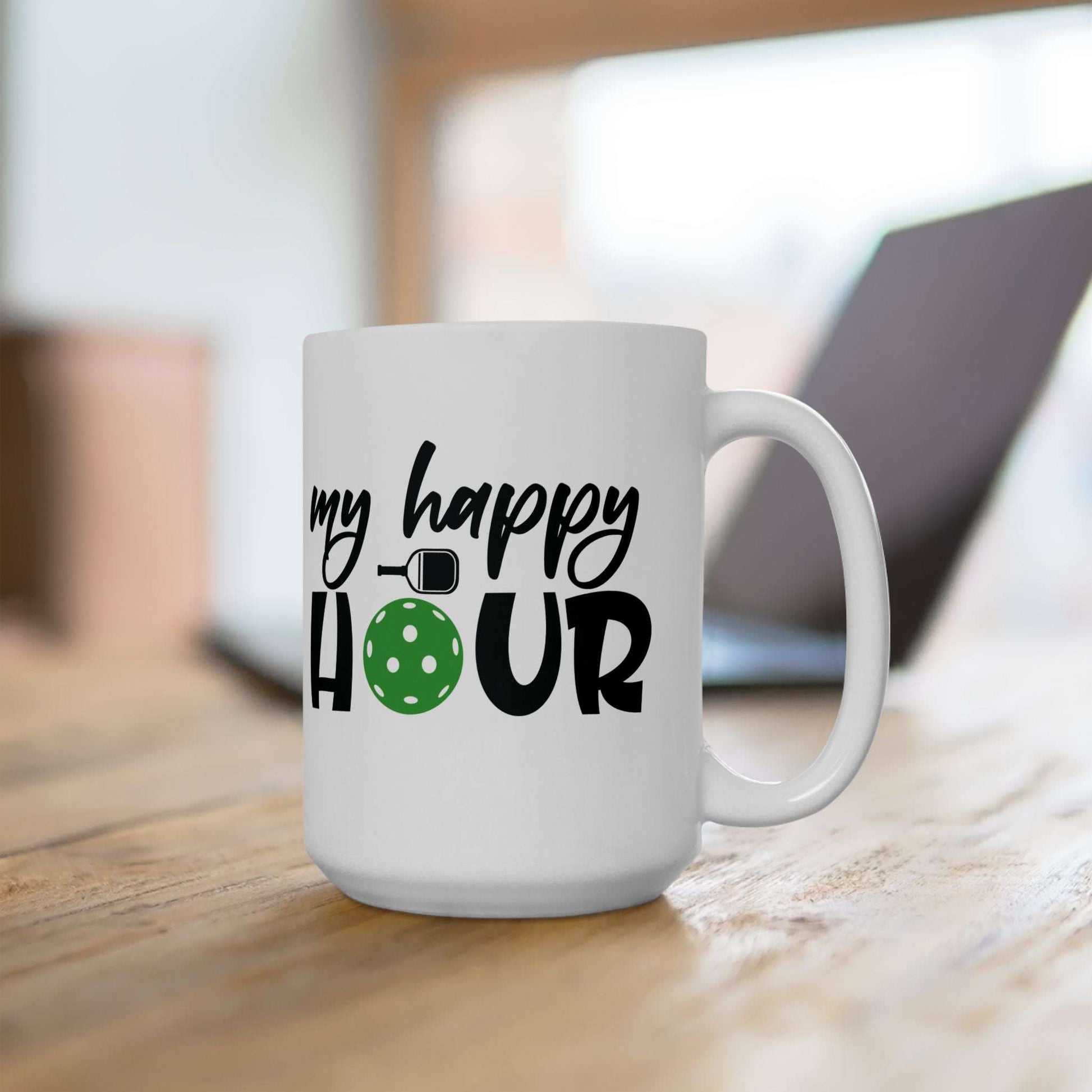 Pickleball Cheerful Mug - My Happy Hour