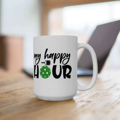 Pickleball Cheerful Mug - My Happy Hour