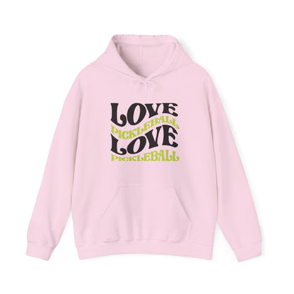 Women's Soft Pickleball Hoodie - Love Pickleball Pink