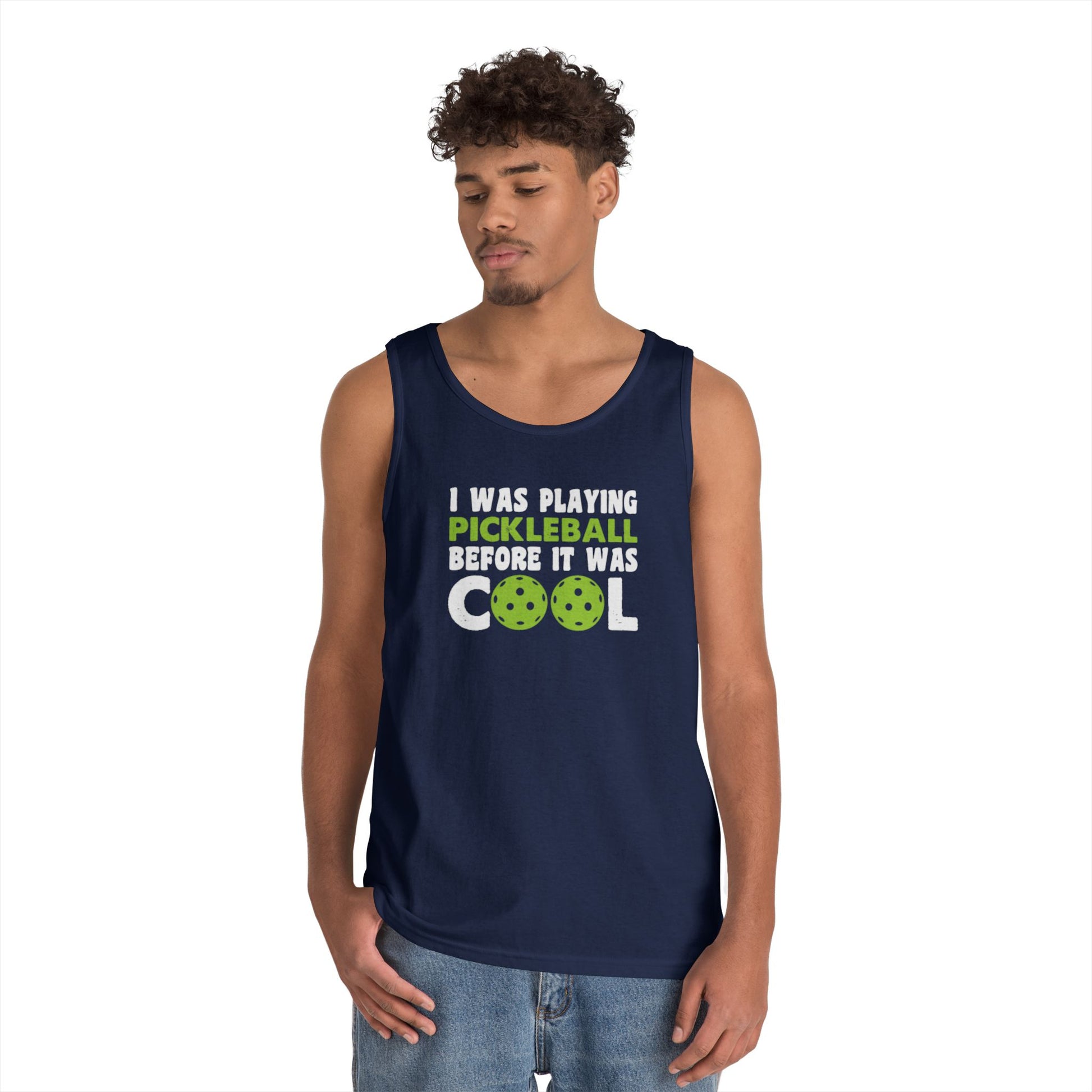 Men's Pickleball Tank Top - I Played Pickleball Before It Was Cool