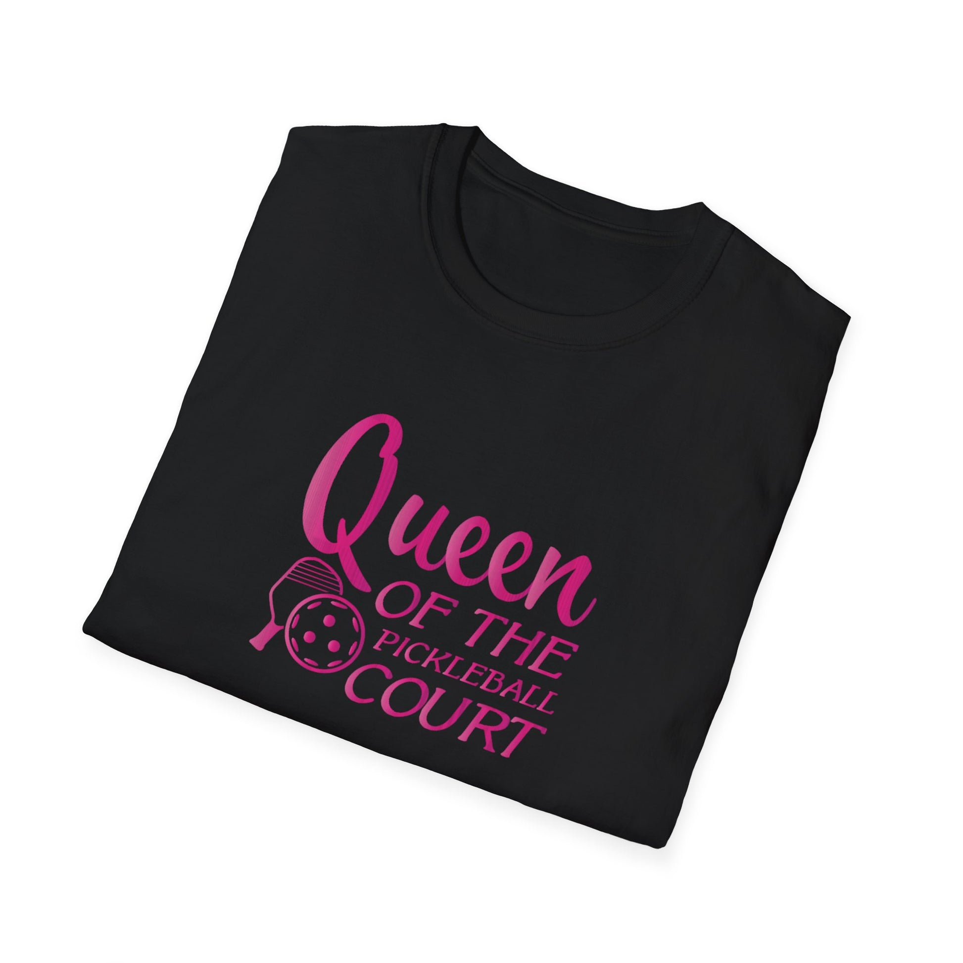 Women's Stylish Pickleball T-shirt - Queen of the Pickleball Court
