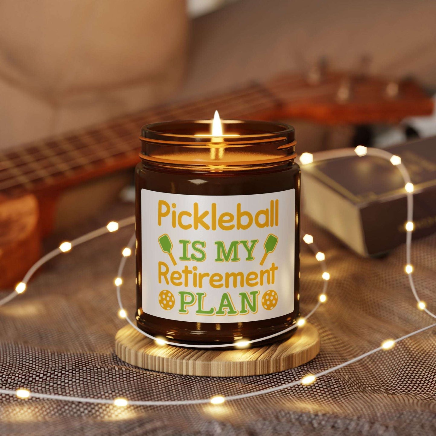 Pickleball Delightful Candle - Pickleball Is My Retirement Plan