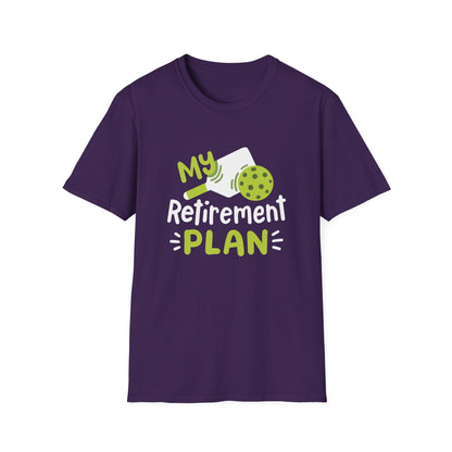 Women's Fun Pickleball T-shirt - My Retirement Plan