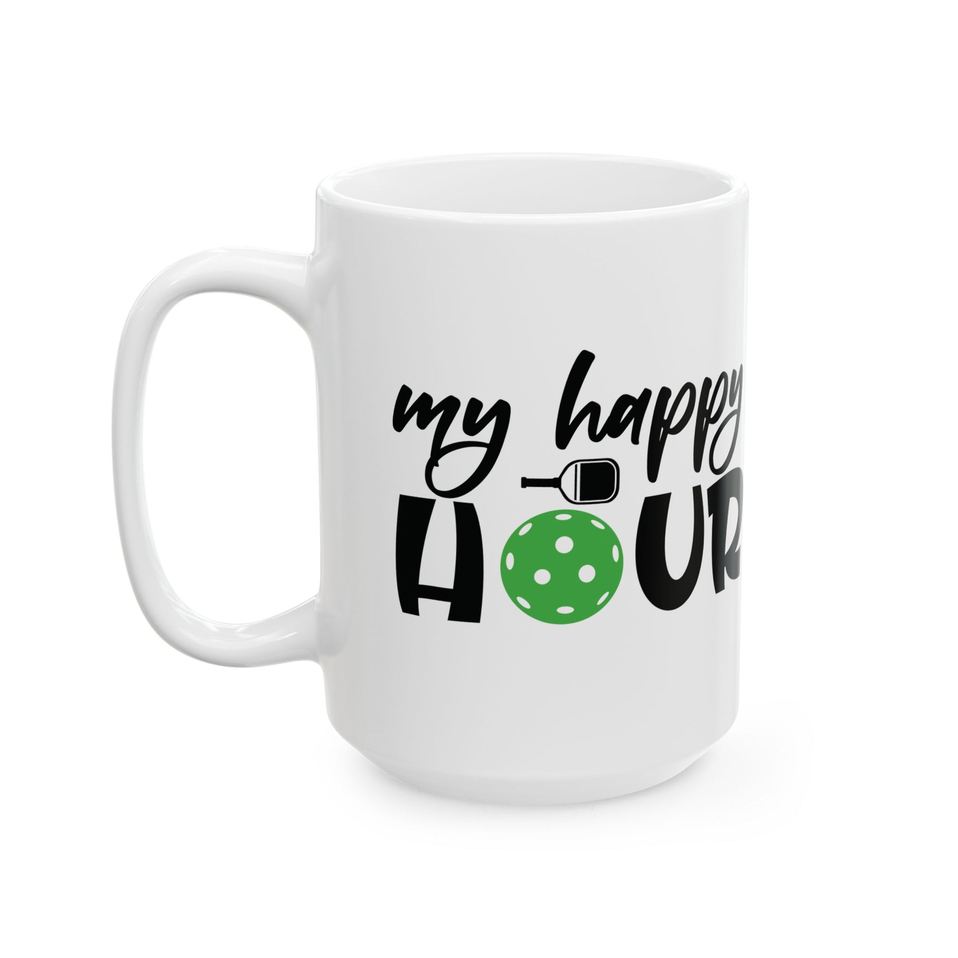 Pickleball Cheerful Mug - My Happy Hour
