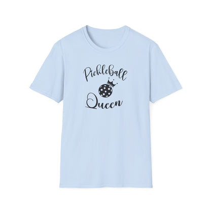 Women's Trendy Pickleball T-shirt - Pickleball Queen Blue