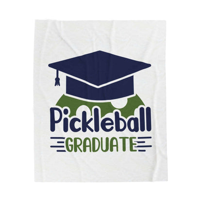 Pickleball Handy Blanket - Pickleball Graduate White
