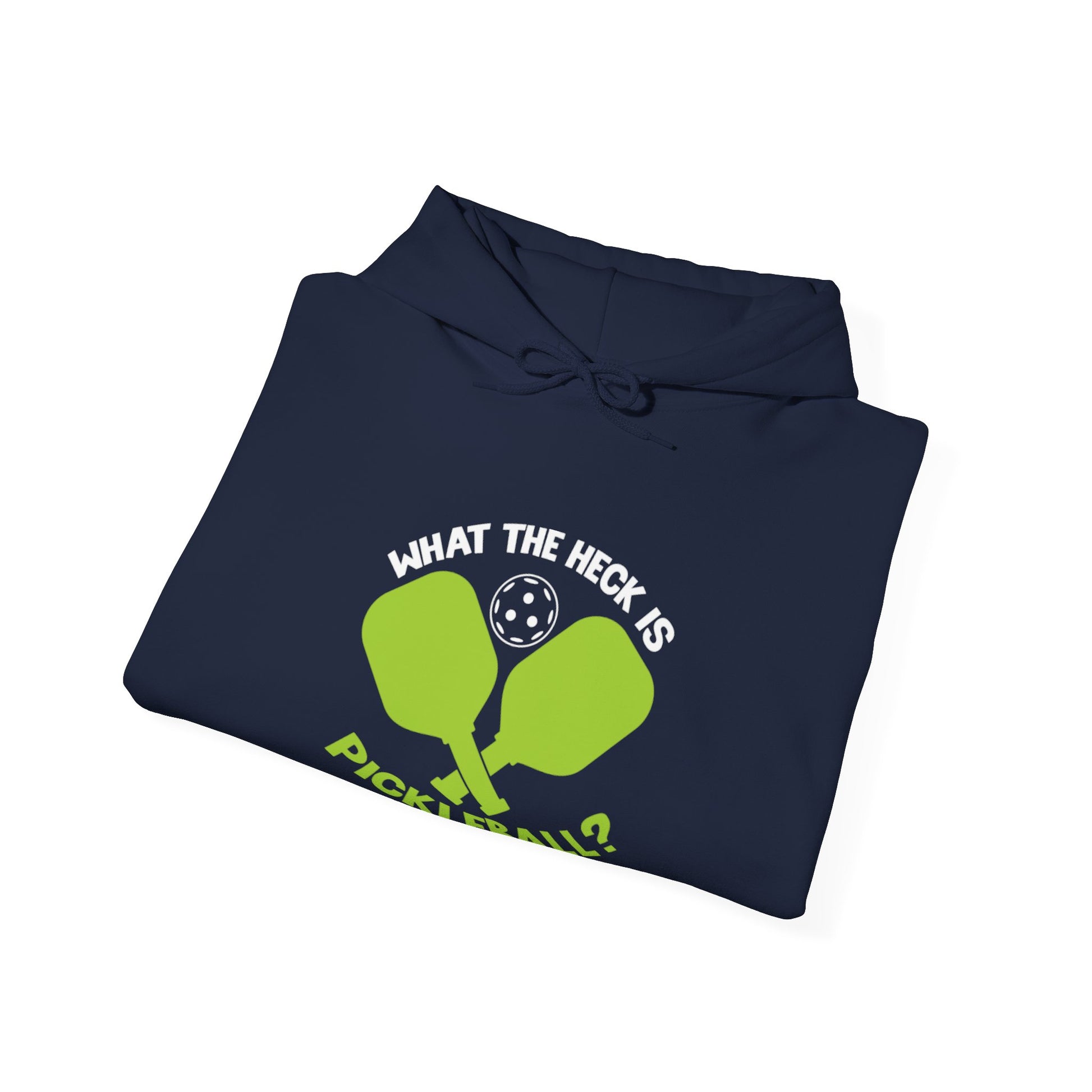 Men's Funny Pickleball Hoodie - What the Heck Is Pickleball?