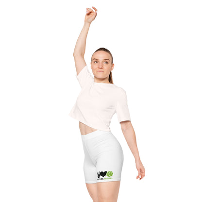 Women's Comfy Pickleball Short - Peace, Love, Pickleball