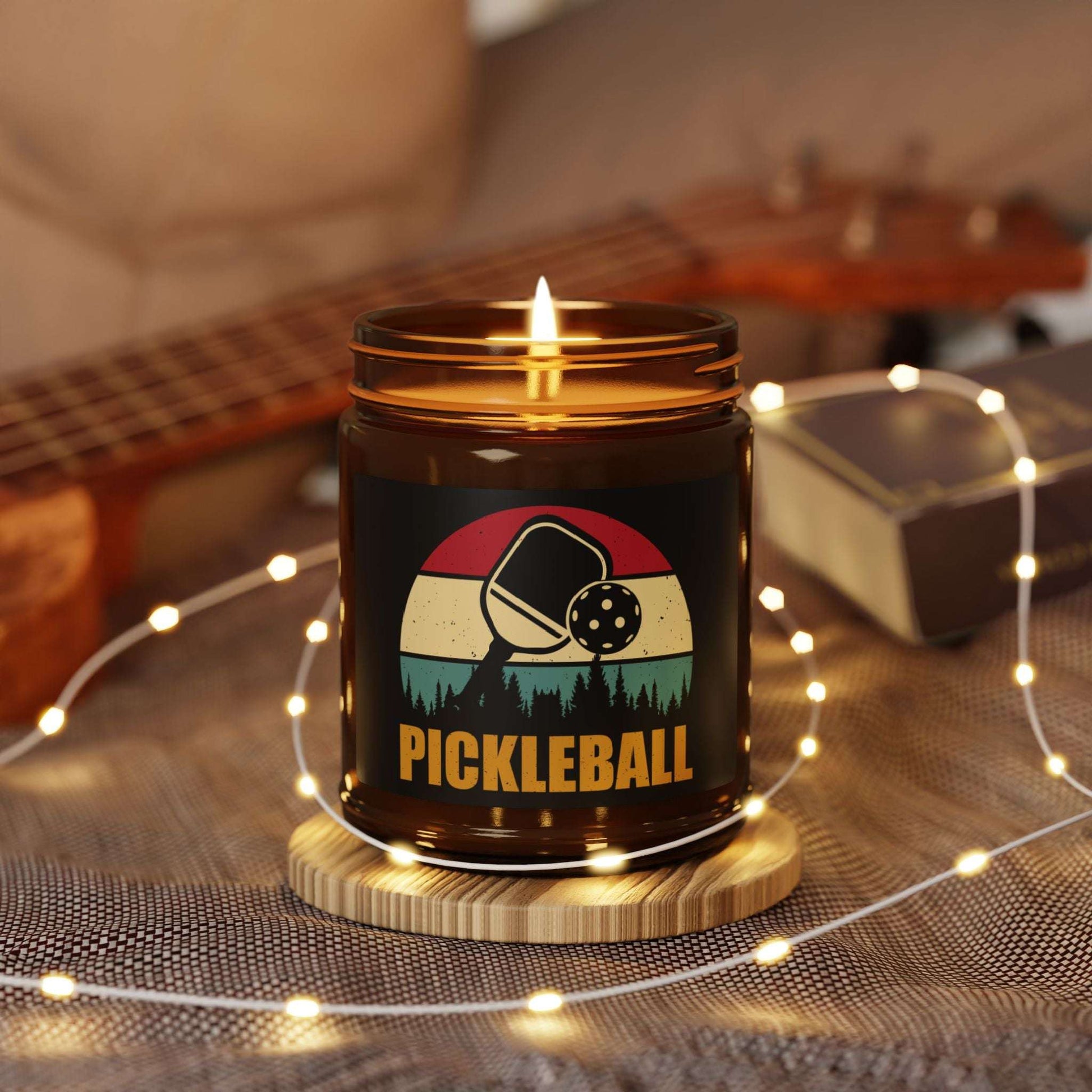 Pickleball Delightful Candle - Pickleball Retro