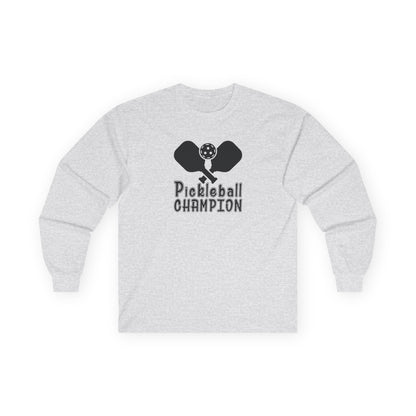 Men's Cool Pickleball Long Sleeves top - Pickleball Champion Grey