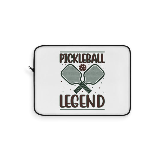 Pickleball Stylish Laptop Sleeve - Pickleball Legend White
