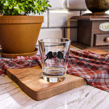 Pickleball Cool Shot Glass - Paddles and Ball