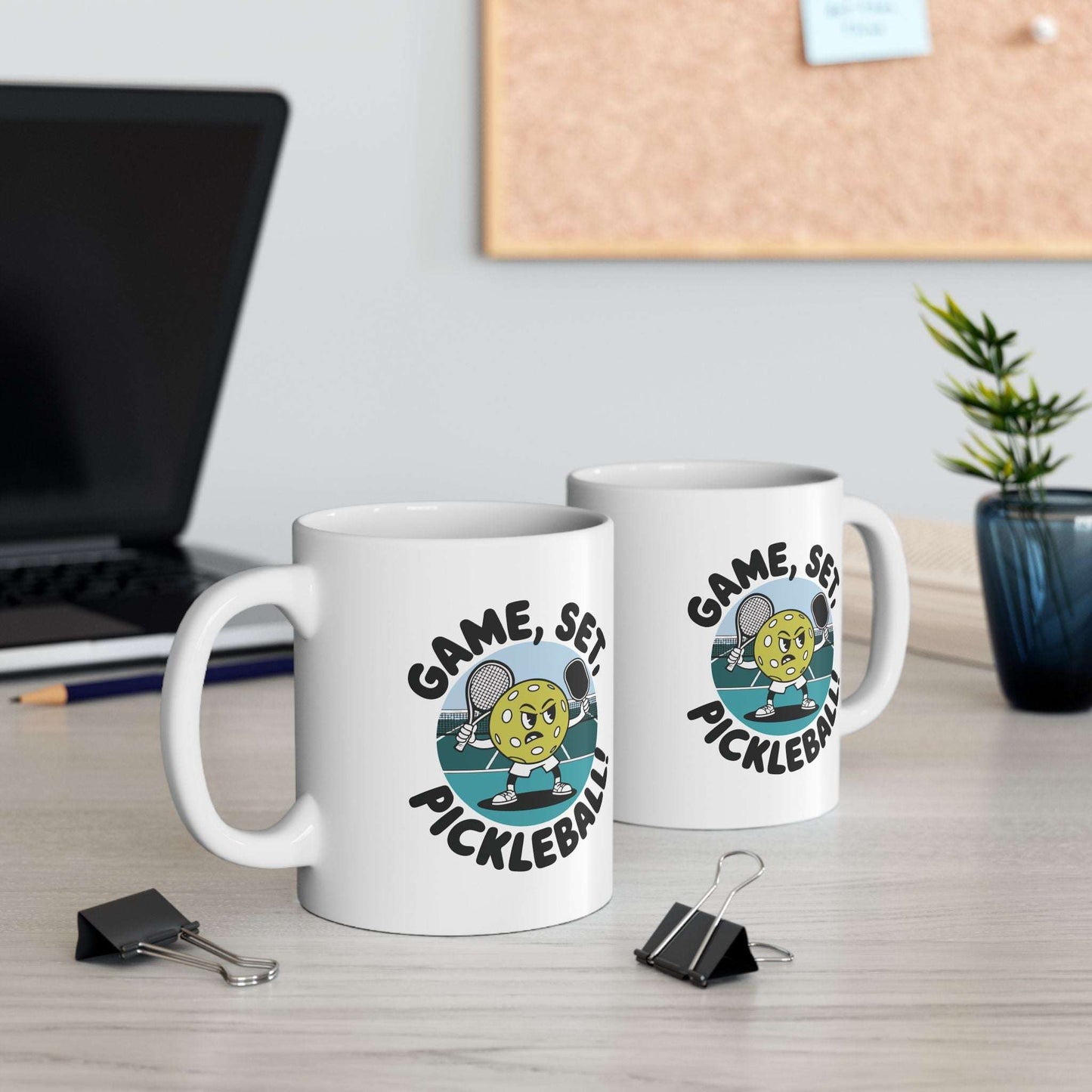 Pickleball Durable Mug - Game, Set, Pickleball