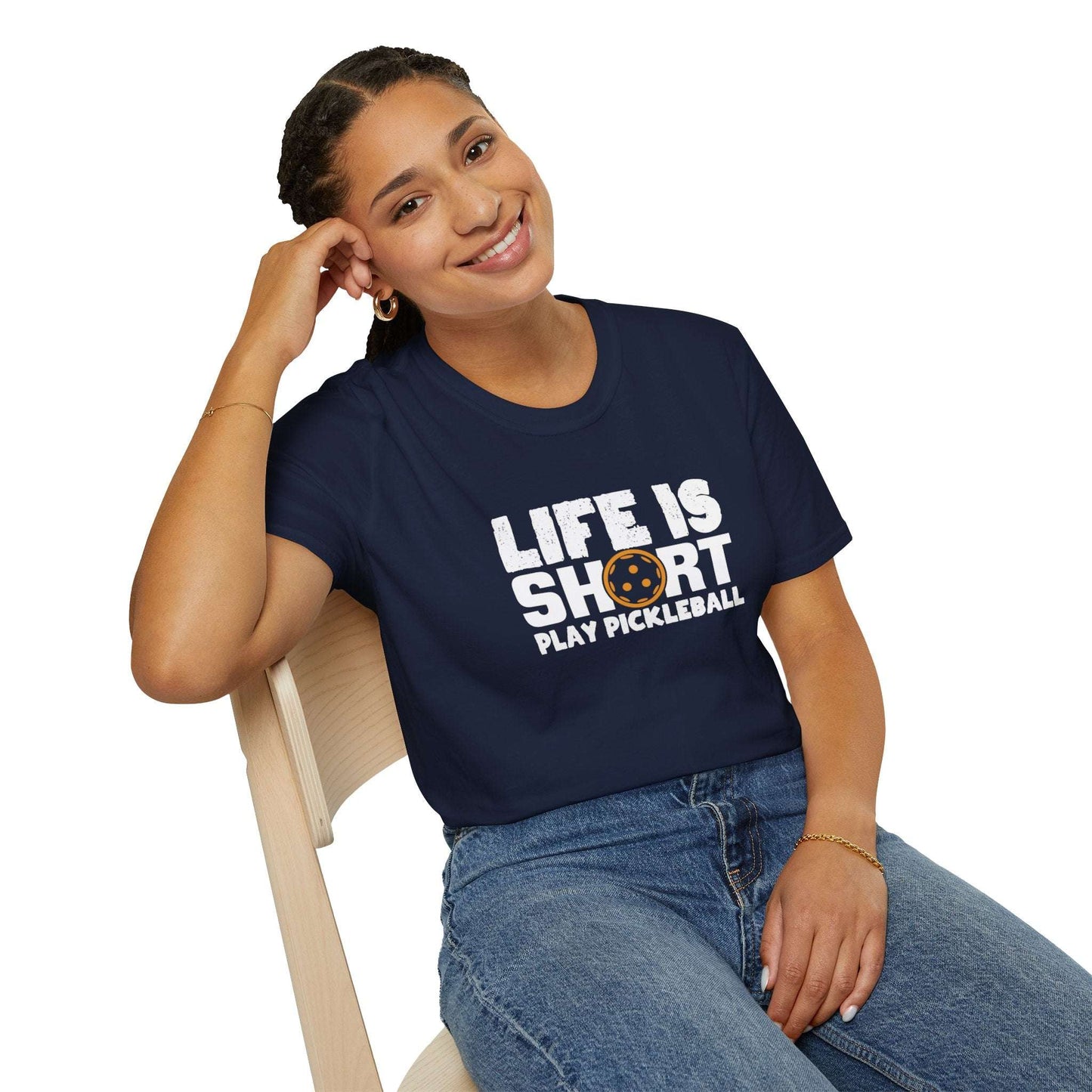 Women's Playful Pickleball T-shirt - Life Is Short Play Pickleball