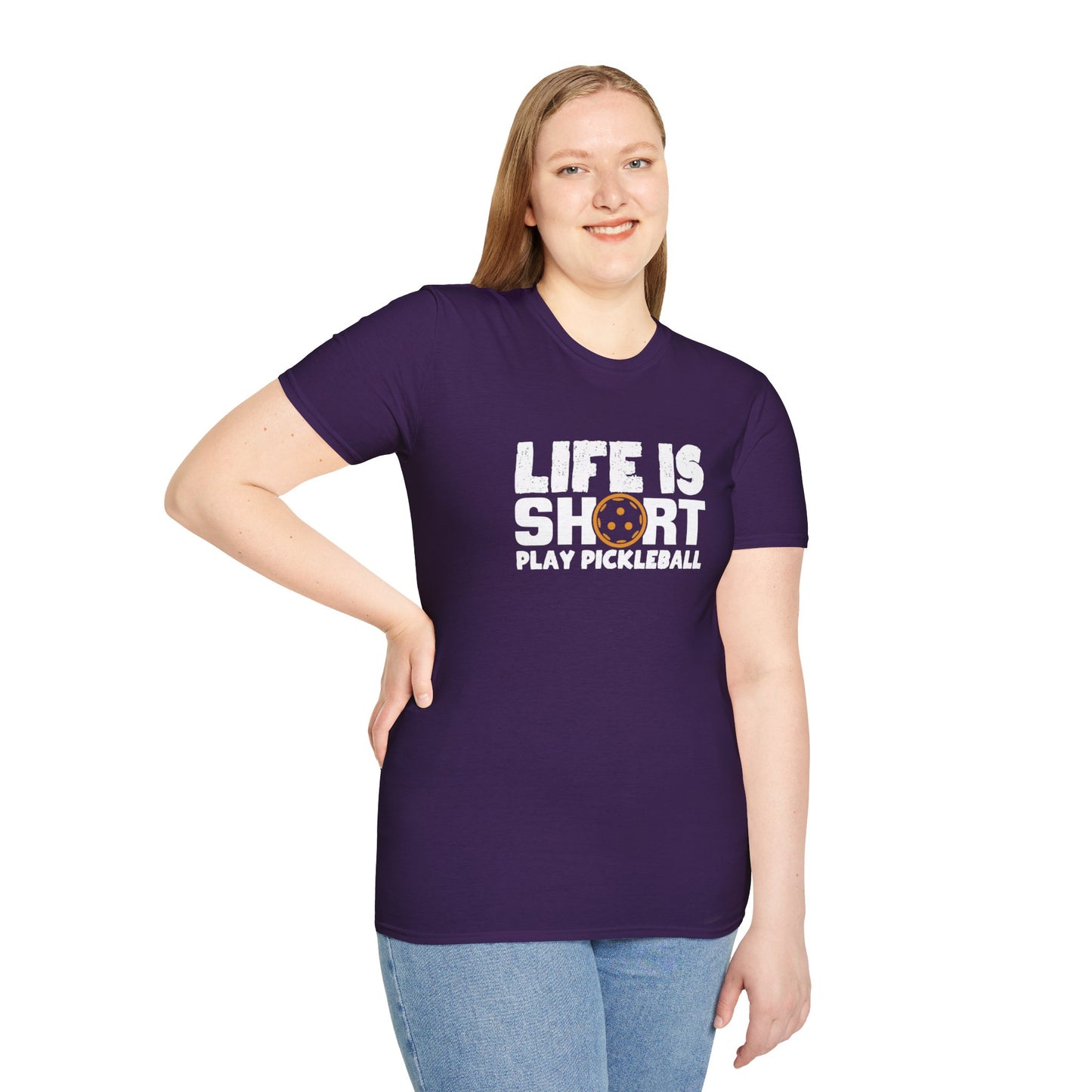 Women's Playful Pickleball T-shirt - Life Is Short Play Pickleball