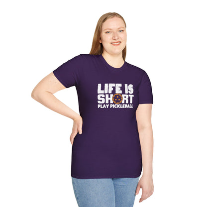 Women's Playful Pickleball T-shirt - Life Is Short Play Pickleball