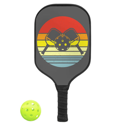 Pickleball Paddle - Paddles Rainbow Black